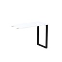 Ver imagem 1 de Mesa Complemento MCP90/45P25TUB 90cm Industrial Branco e Preto