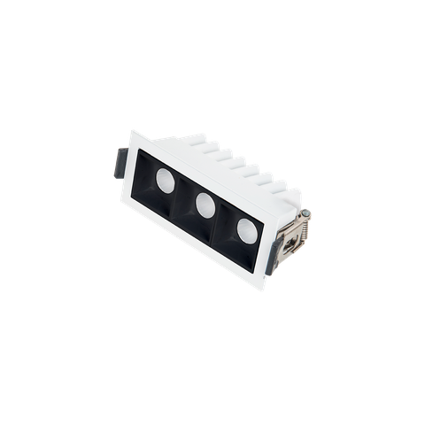 Luminária Vigo 6w 2700k Preto e Branco