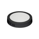 Ver imagem 2 de Plafon Redondo Sobrepor 12w Preto Branco Neutro Blumenau