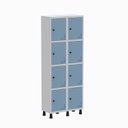 Ver imagem 2 de Armário Locker Guarda Volume Aço Light 8 Portas 69x179,5cm