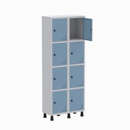 Armário Locker Guarda Volume Aço Light 8 portas 69x179,5cm - 3