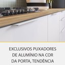 Ver imagem 4 de Cozinha 5 Peças Marquesa 7 Portas 6 Gavetas 100% Mdf Nesher Branca / Nature