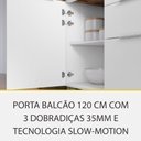 Ver imagem 2 de Cozinha 5 Peças Marquesa 7 Portas 6 Gavetas 100% Mdf Nesher Branca / Nature
