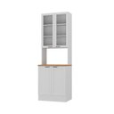 Ver imagem 2 de Paneleiro Duplo Planejado 70cm Soho CabeCasa MadeiraOriginals Branco