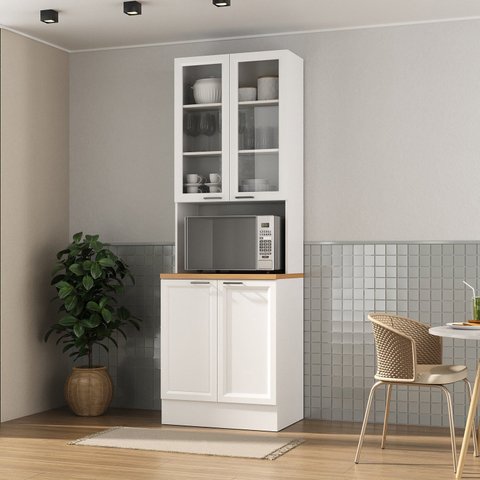 Paneleiro Duplo 70cm Soho CabeCasa MadeiraOriginals Branco