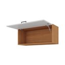 Ver imagem 6 de Armario Aéreo Planejado Porta Basculante 80cm Soho CabeCasa MadeiraOriginals Branco/Freijó