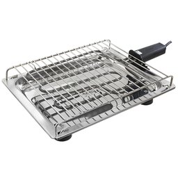 Churrasqueira Elétrica Portátil 1650W Grelha Bandeja Resistência Removível Cotherm Malibu Grill - 2 Churrasqueira Elétrica Portátil 1650W Grelha Bandeja Resistência Removível Cotherm Malibu Grill - 2