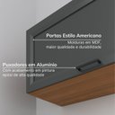 Ver imagem 3 de Armario Aéreo Planejado Porta Basculante 80cm Soho CabeCasa MadeiraOriginals Cinza/Freijó/Grafite