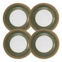 Ver imagem 1 de Jogo 4 Pratos de Sobremesa Celebrate Verde Cerâmica Alleanza 20cm