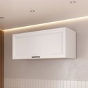 Ver imagem 1 de Armario Aéreo Planejado Porta Basculante 80cm Soho CabeCasa MadeiraOriginals Branco