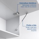 Ver imagem 4 de Armario Aéreo Planejado Porta Basculante 80cm Soho CabeCasa MadeiraOriginals Branco