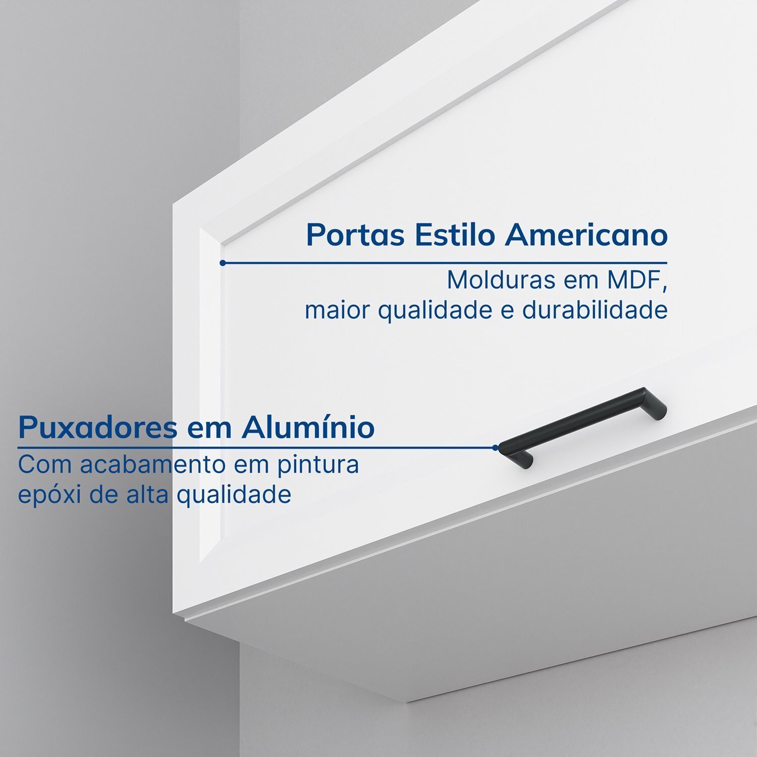 Armario Aéreo Porta Basculante 80cm Soho Cabecasa Madeiramadeira - 3