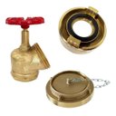 Ver imagem 1 de Registro Valvula 2.1/2 Tampao Adaptador 1.1/2 Hidrante Bombeiro Incendio Segurança Proteçao