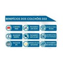 Ver imagem 2 de Conjunto Box Baú Casal: Colchão Molas Orthoflex D33 Comfortpedic Black + Base Crc Suede Black (
