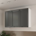 Ver imagem 1 de Armário Aéreo Triplo 120cm Soho CabeCasa MadeiraOriginals