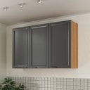 Ver imagem 1 de Armário Aéreo Triplo 120cm Soho CabeCasa MadeiraOriginals