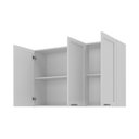 Ver imagem 6 de Armário Aéreo Planejado Triplo 120cm Soho CabeCasa MadeiraOriginals Branco