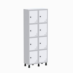 Armário Locker Guarda Volume Aço Light 8 portas 69x179,5cm - 1