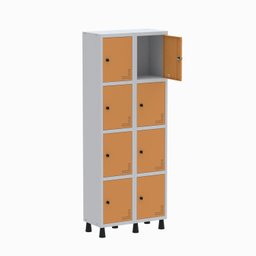 Armário Locker Guarda Volume Aço Light 8 portas 69x179,5cm - 3