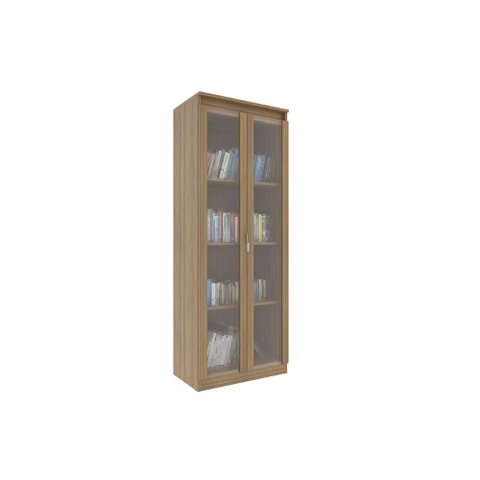 Armário Multiuso Lavanderia Am-3111 C/ 2 Portas C/ Vidro Amêndoa - Tecno Mobili