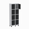Armário Locker Guarda Volume Aço Light 8 portas 69x179,5cm - 3