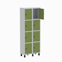Ver imagem 3 de Armário Locker Guarda Volume Aço Light 8 Portas 69x179,5cm