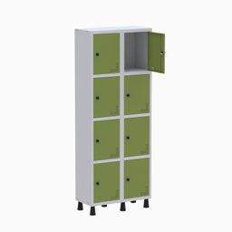 Armário Locker Guarda Volume Aço Light 8 portas 69x179,5cm - 3