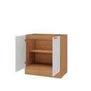 Ver imagem 5 de Balcão Planejado 2 Portas 80cm sem Tampo Soho CabeCasa MadeiraOriginals Branco/Freijó