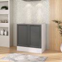 Ver imagem 1 de Balcão 2 Portas 80cm sem Tampo Soho CabeCasa MadeiraOriginals