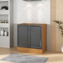 Ver imagem 1 de Balcão 2 Portas 80cm sem Tampo Soho CabeCasa MadeiraOriginals