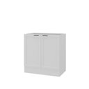 Ver imagem 2 de Balcão Planejado 2 Portas 80cm sem Tampo Soho CabeCasa MadeiraOriginals Branco