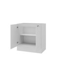 Ver imagem 5 de Balcão Planejado 2 Portas 80cm sem Tampo Soho CabeCasa MadeiraOriginals Branco