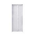 Ver imagem 4 de Porta Camarão Palheta Alumínio 60 X 210cm Branco Hale Abertura Direita