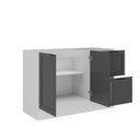 Ver imagem 7 de Balcão 2 Portas 2 Gavetas 120cm sem Tampo Soho CabeCasa MadeiraOriginals