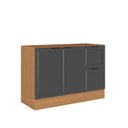 Ver imagem 6 de Balcão 2 Portas 2 Gavetas 120cm sem Tampo Soho CabeCasa MadeiraOriginals