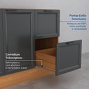 Ver imagem 3 de Balcão 2 Portas 2 Gavetas 120cm sem Tampo Soho CabeCasa MadeiraOriginals