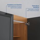 Ver imagem 4 de Balcão 2 Portas 2 Gavetas 120cm sem Tampo Soho CabeCasa MadeiraOriginals