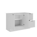 Ver imagem 6 de Balcão Planejado 2 Portas 2 Gavetas 120cm sem Tampo Soho CabeCasa MadeiraOriginals Branco