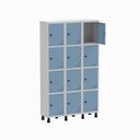 Ver imagem 3 de Armário Locker Guarda Volume Aço Light 12 portas 103,5x179,5cm