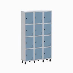 Armário Locker Guarda Volume Aço Light 3v 12 Portas Gr303/12 - 2