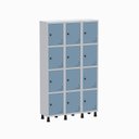 Ver imagem 2 de Armário Locker Guarda Volume Aço Light 12 portas 103,5x179,5cm