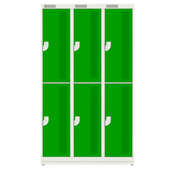 Armário de Aço 6 Portas - Nk 3332 Compatível com Capacete - 2