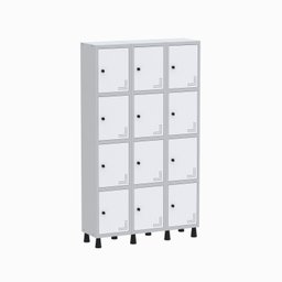 Armário Locker Guarda Volume Aço Light 3v 12 Portas Gr303/12 - 2
