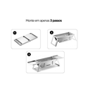 Ver imagem 5 de Churrasqueira Portátil Inox Maleta Dobrável Camping e Pesca