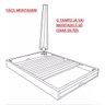 Mesa de Jantar Retangular Extensível com Tampo de Vidro Gênova Mel e Off White - 5