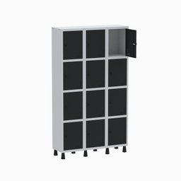 Armário Locker Guarda Volume Aço Light 3v 12 Portas Gr303/12 - 3