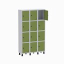 Ver imagem 4 de Armário Locker Guarda Volume Aço Light 12 Portas 103,5x179,5cm