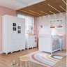 Quarto de Bebê Berço 3 em 1, Guarda-roupa e Cômoda com Janelas 100% MDF Nina Espresso Móveis - 1