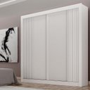 Ver imagem 6 de Guarda Roupa Solteiro 2 Portas Milano Branco – Leifer Móveis