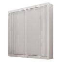Ver imagem 1 de Guarda Roupa Solteiro 2 Portas Milano Branco – Leifer Móveis